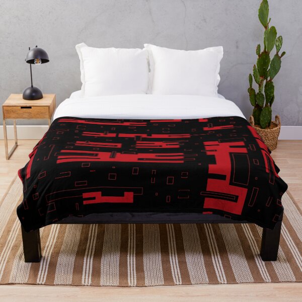 Item preview, Floating Red Abstract Geometry designed and sold by SimiDach.