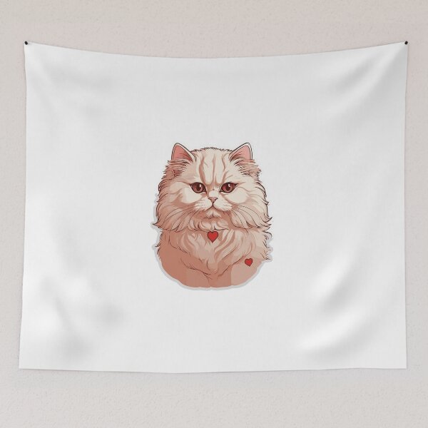 Item preview, Valentine's cute cat sticker designed and sold by NinePixel.