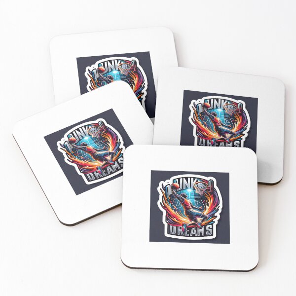 Item preview, Dunk Dreams - Fiery Slam Dunk Basketball Sticker designed and sold by Bold Motivation.