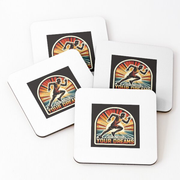 Item preview, Run Towards Your Dreams - Inspirational Running Sticker designed and sold by Bold Motivation.