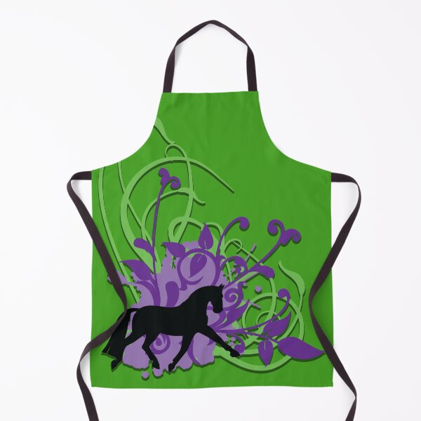 Item preview, Dressage Horse with Grungy Floral Background designed and sold by DappledMoon.