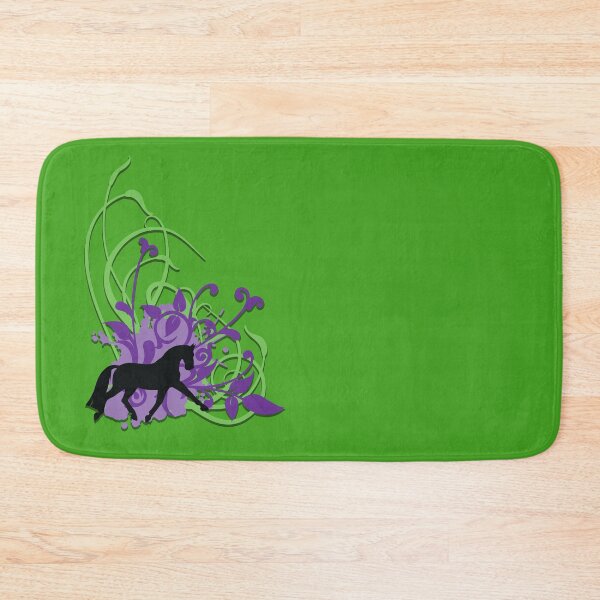 Item preview, Dressage Horse with Grungy Floral Background designed and sold by DappledMoon.