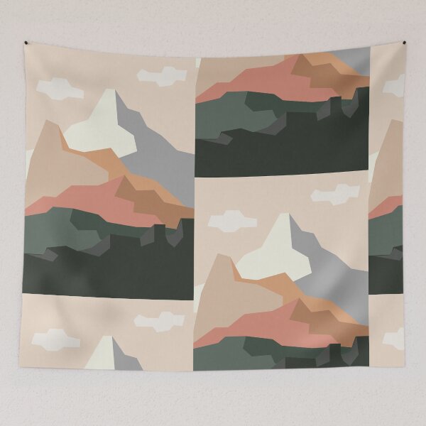 Item preview, Minimalist Mountain View Background designed and sold by karyalangit.