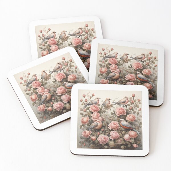 Item preview, roses and birds designed and sold by VASH1031.