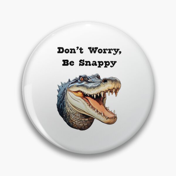 Item preview, Salt Water Crocodile Pun designed and sold by DinoKate.