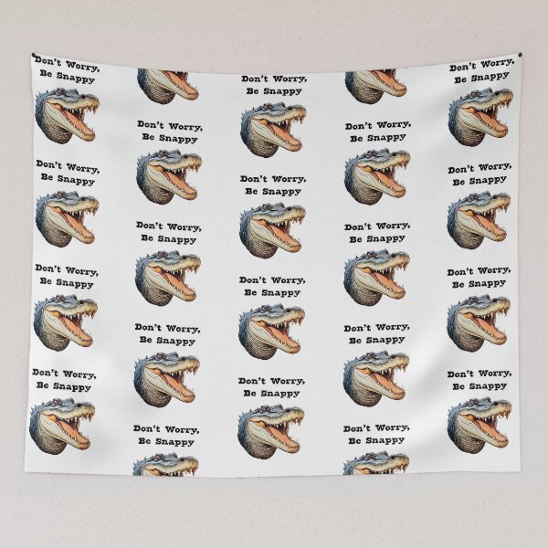 Item preview, Salt Water Crocodile Pun designed and sold by DinoKate.