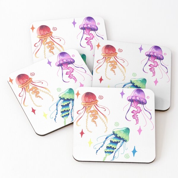 Item preview, Colorful Jellyfish rainbow designed and sold by SkippinStyleCo.