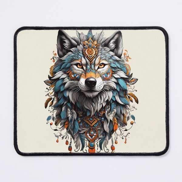 Item preview, Majestic Tribal Wolf designed and sold by BajanTees.