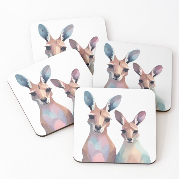 Item preview, Pastel Kangaroo Duo designed and sold by Fashon1.