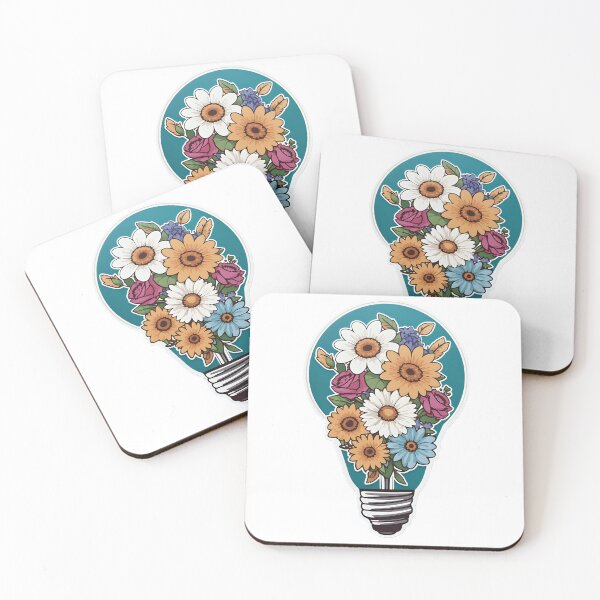 Item preview,  Flowers inside a light bulb designed and sold by Paxy Designs.