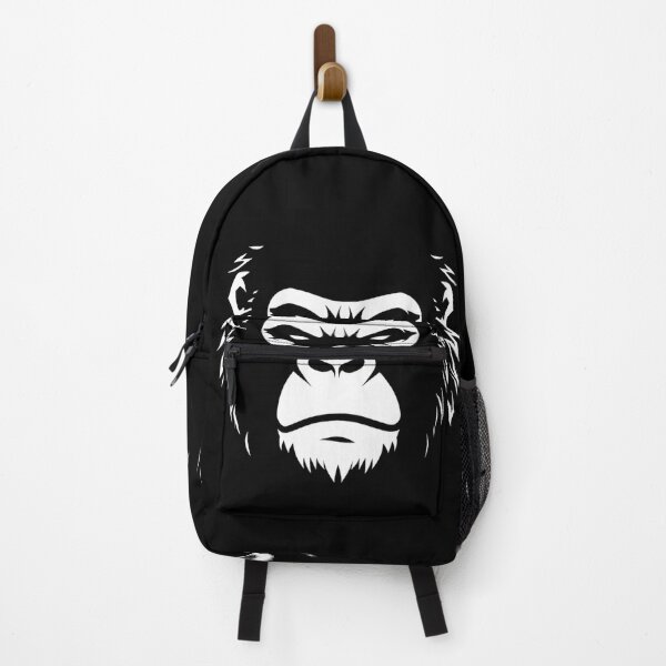 Item preview, Minimalistic gorilla made of white shapes designed and sold by UmagineArts.