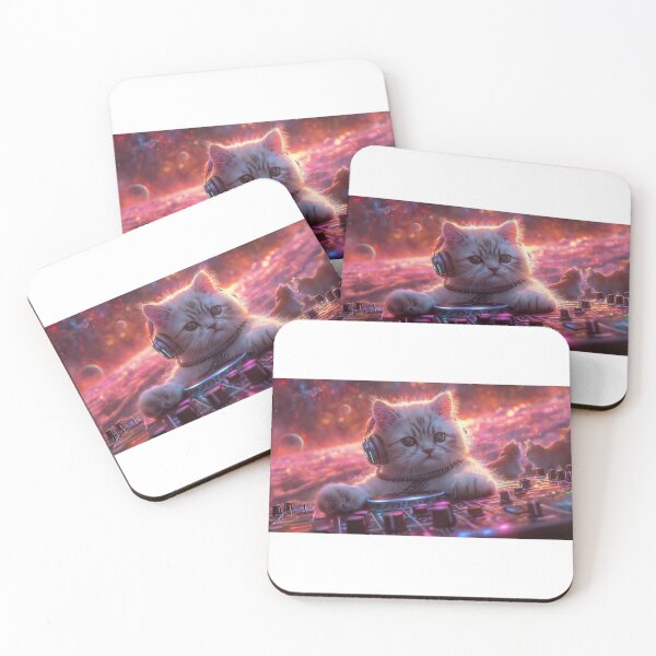 Item preview, Cat is a DJ designed and sold by Nowshin Tasnim.