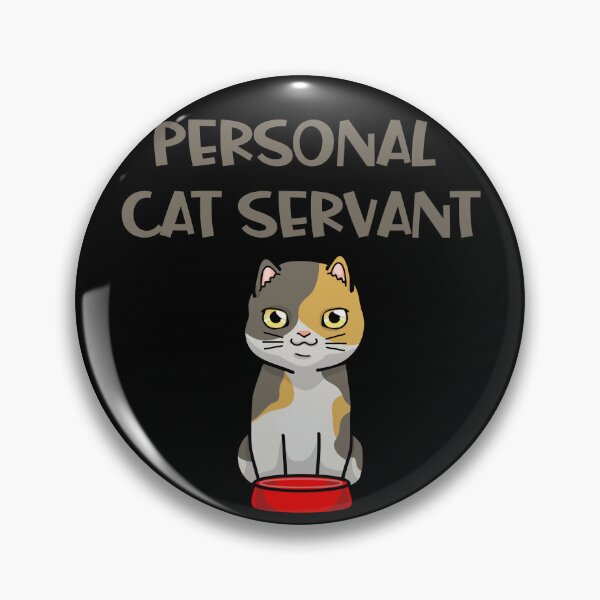 Item preview, Funny Black Cat Personal Servant  designed and sold by ArtFromBeyond.