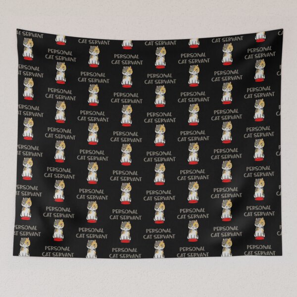 Item preview, Funny Black Cat Personal Servant  designed and sold by ArtFromBeyond.