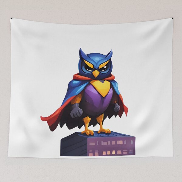 Item preview, Superhero Bat Owl designed and sold by Fashon1.