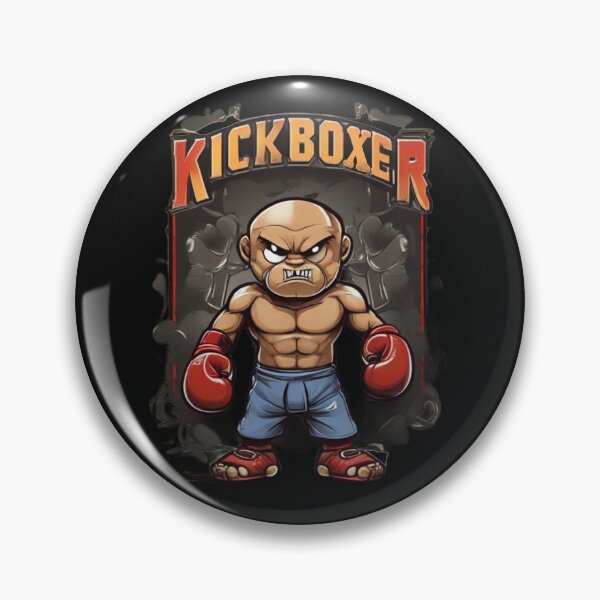 Artikelvorschau, Harter Kickboxer-Cartoon entworfen und verkauft von TimeBender.