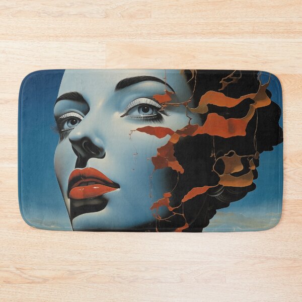Item preview, Surreal Silhouette: Ethereal Woman in Colorful Dreamscapes designed and sold by Mullet Monkey.