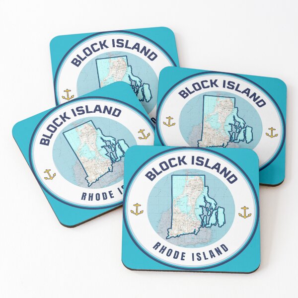 Item preview, Rhode Island Souvenir Map - Block Island designed and sold by Willz Designz.