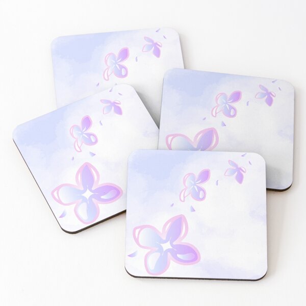 Item preview, Pastel Lilac Flower Petal Blossoms Cloudy Sky designed and sold by ChiyuStudio.