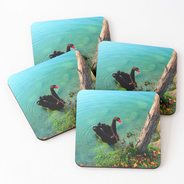 Item preview, View from Lago di Boccafornace in Pievebovigliana, Valfornace (Macerata) with a swan, waters, waves, trunk designed and sold by Kristina Drozd.
