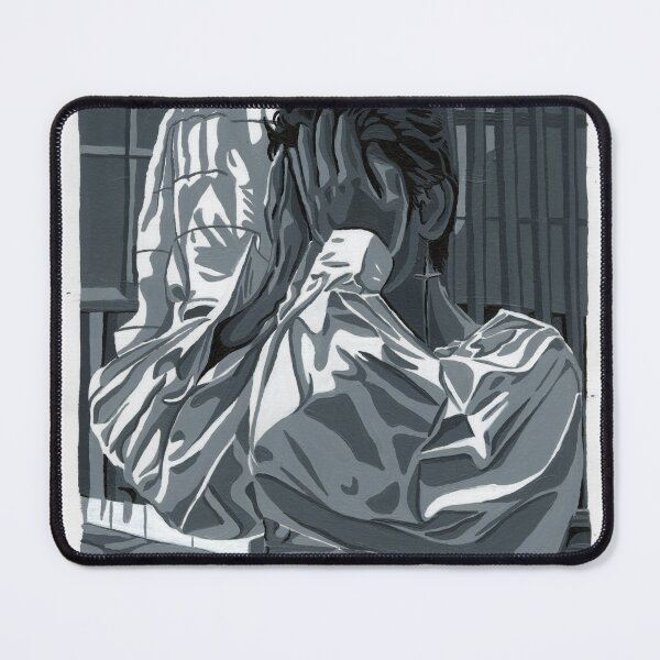 Item preview, Eyes Closed - Greyscale Painting designed and sold by MichaelMetler.