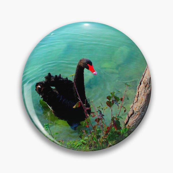 Item preview, View from Lago di Boccafornace in Pievebovigliana, Valfornace (Macerata) with a swan, waters, waves, trunk designed and sold by Kristina Drozd.