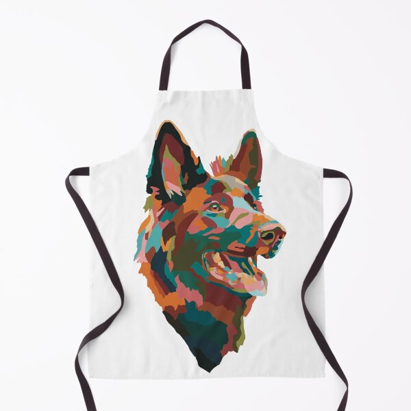 Item preview, Colourful German Shepard designed and sold by Blue-Hive-Store.