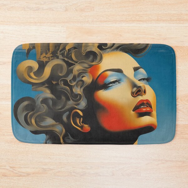 Item preview, Astral Beauty Unbound: Abstract Woman in Serenity designed and sold by Mullet Monkey.