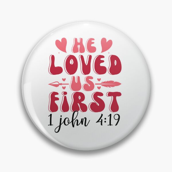 Item preview, He Loved us first! designed and sold by fribabywonder.