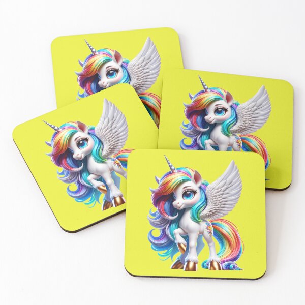 Item preview, Cute Pegasus Rainbow Unicorn - a magical and colorful illustration No. 3 designed and sold by Nathalymx.