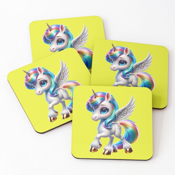 Item preview, Cute Pegasus Rainbow Unicorn - a magical and colorful illustration No.4 designed and sold by Nathalymx.