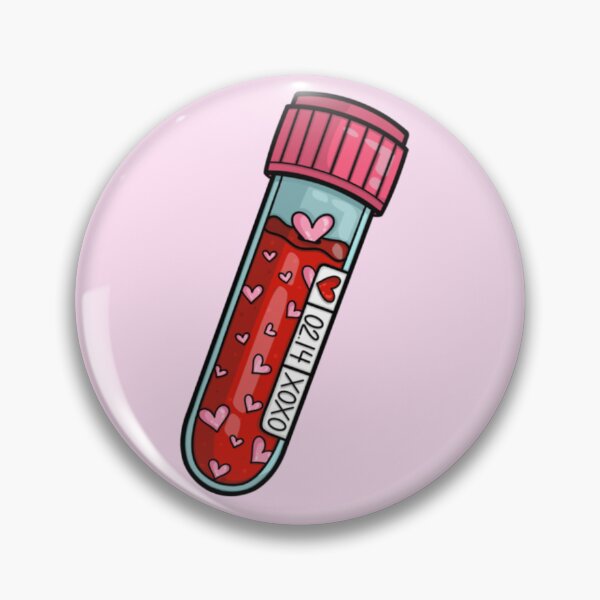 Item preview, Phlebotomist Blood test tube vile Valentine’s Day Collection  designed and sold by TIPbyAshley.