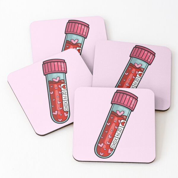 Item preview, Phlebotomist Blood test tube vile Valentine’s Day Collection  designed and sold by TIPbyAshley.