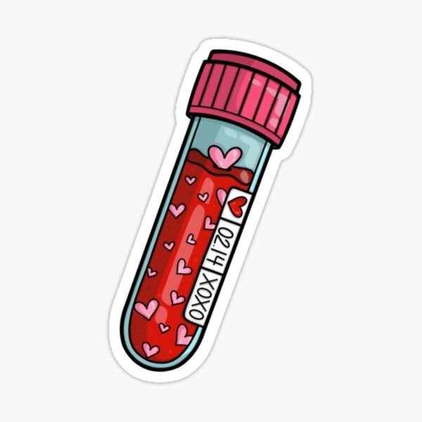 Item preview, Phlebotomist Blood test tube vile Valentine’s Day Collection  designed and sold by TIPbyAshley.