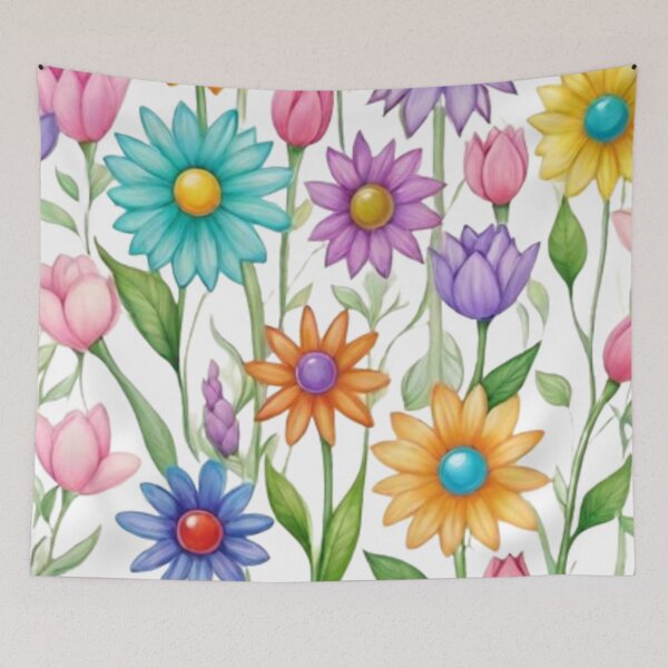 Item preview, floresillas de colores designed and sold by norachiang.