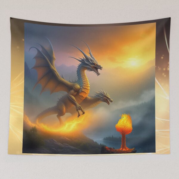 Item preview, Blazing Fire Dragons designed and sold by AnalajiaDesigns.