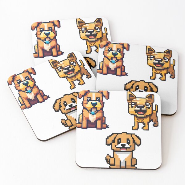 Artikelvorschau, Pixel Dogs Trio entworfen und verkauft von Fashon1.