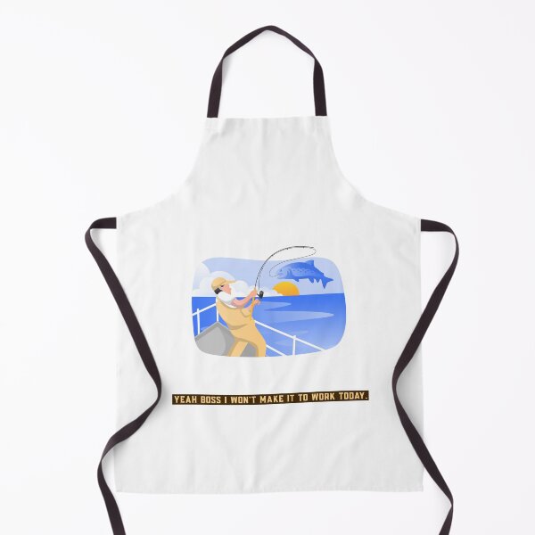 Item preview, Yeah boss I won't make it to work today - Fishing gift designed and sold by MrLAS.
