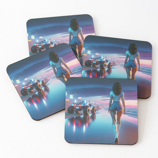 Item preview, Retrowave Dreamgirls - Petra (The Beach) designed and sold by Wolfey133.