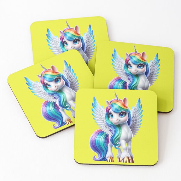 Item preview, Cute multicolored pegasus unicorn: a jewel of fantasy No. 11 designed and sold by Nathalymx.