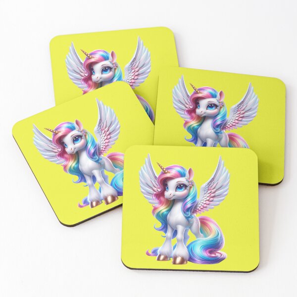 Item preview, Cute multicolor pegasus unicorn: a jewel of fantasy No. 12 designed and sold by Nathalymx.