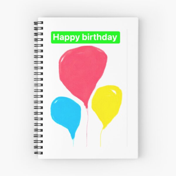 Item preview, Happy birthday balloons  designed and sold by Tonyasartprints.