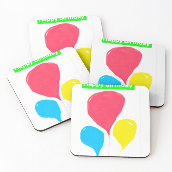 Item preview, Happy birthday balloons  designed and sold by Tonyasartprints.