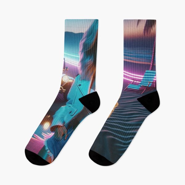 Item preview, Retrowave Dreamgirls - Jade (The Beach) designed and sold by Wolfey133.