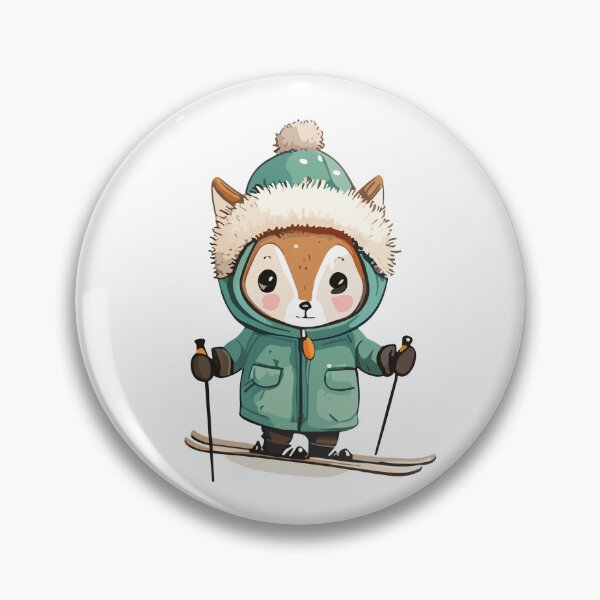 Item preview, Cute vixen skiing designed and sold by Astralia.