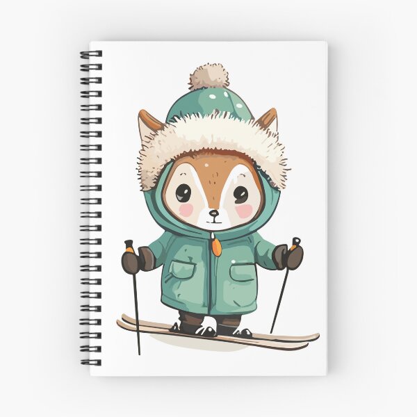 Item preview, Cute vixen skiing designed and sold by Astralia.