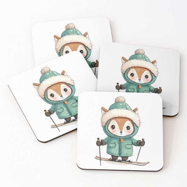 Item preview, Cute vixen skiing designed and sold by Astralia.