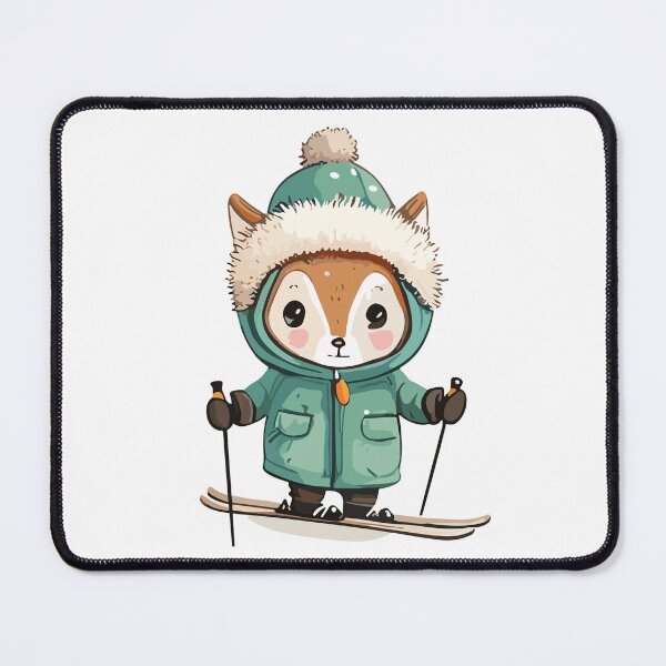 Item preview, Cute vixen skiing designed and sold by Astralia.