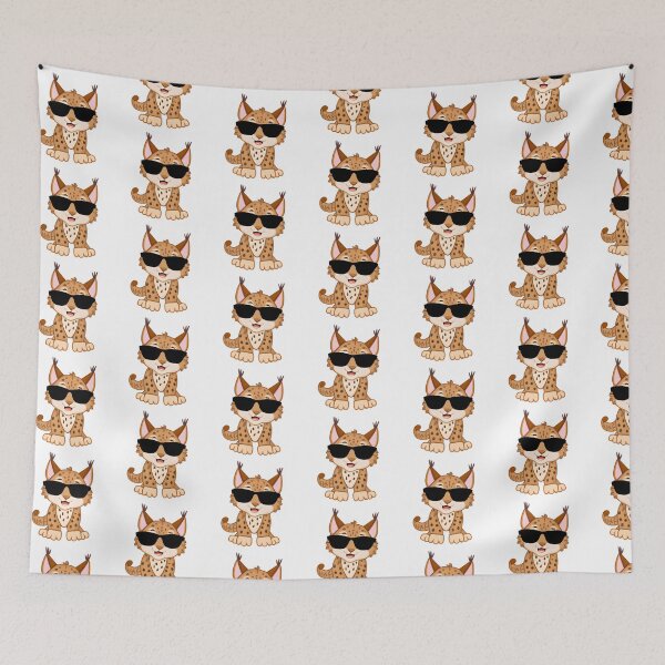 Item preview, Cool Bobcat Wearing Sunglasses designed and sold by TheAnimalZ00.
