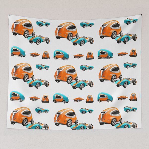 Item preview, future car, retro compact style designed and sold by janjacbu.